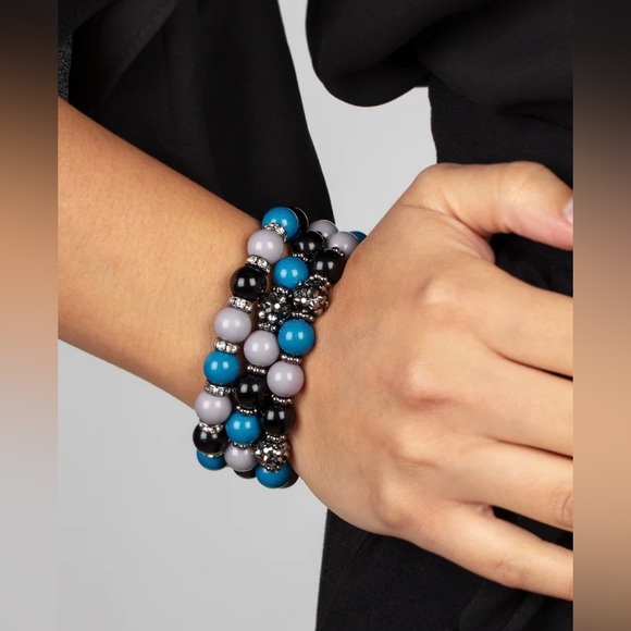 Multi-color Stretch Bracelet - Picture 2 of 2